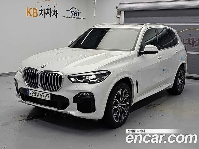 BMW X5 2021 — 64 500 км, белый, Корея — под ключ — фото 12
