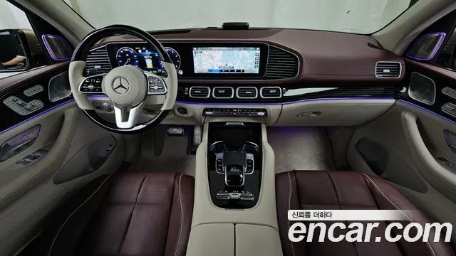 MERCEDES-BENZ GLS-CLASS X167 2023 — 2 495 км, золотистый, Корея — под ключ — фото 7