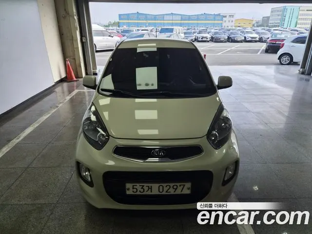 KIA MORNING 2016 — 49 847 км, белый-перламутр, Корея — под ключ — фото 1