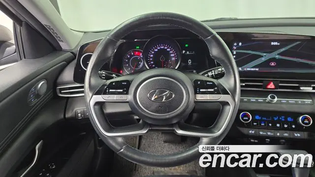 HYUNDAI AVANTE 2021 — 135 366 км, серебристо-серый, Корея — под ключ — фото 12