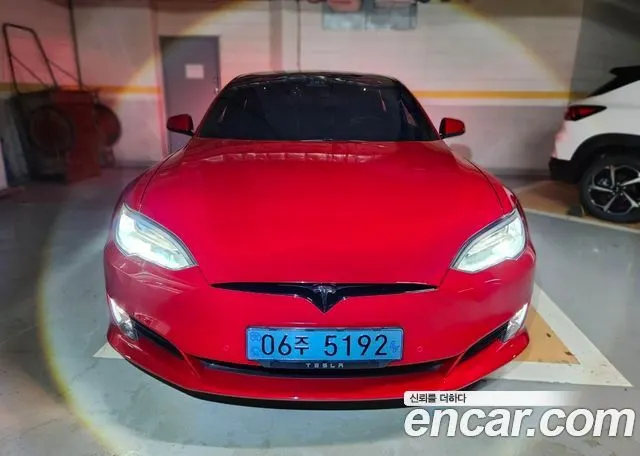 TESLA MODEL S 2019 — 89 700 км, красный, Корея — под ключ — фото 3