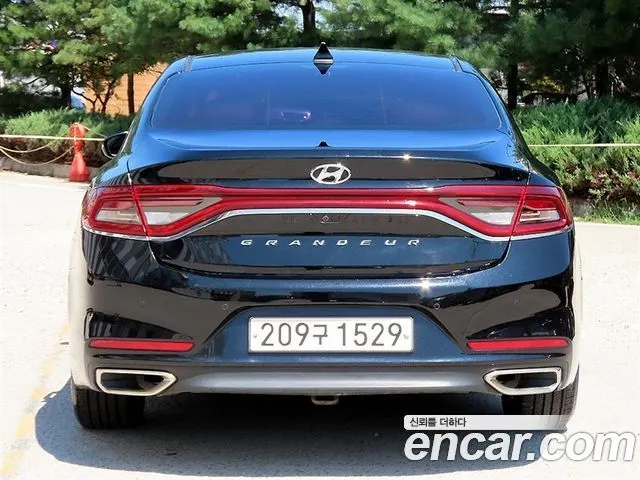 HYUNDAI GRANDEUR 2018 — 172 009 км, чёрный, Корея — под ключ — фото 4