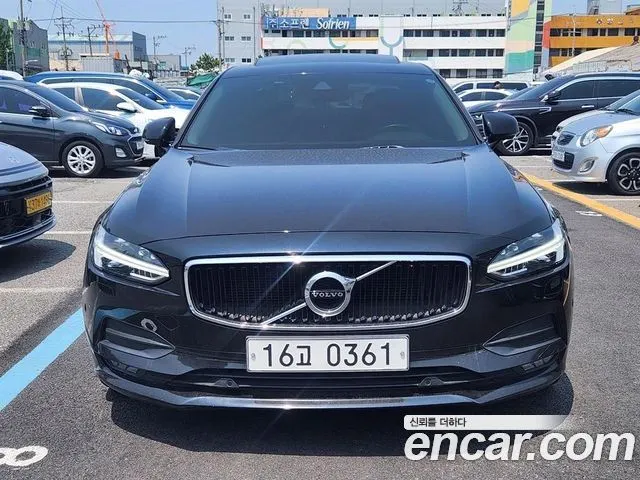 VOLVO S90 2017 — 219 000 км, чёрный, Корея — под ключ — фото 8