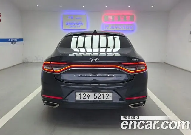 HYUNDAI GRANDEUR HYBRID 2019 — 221 580 км, серый, Корея — под ключ — фото 4