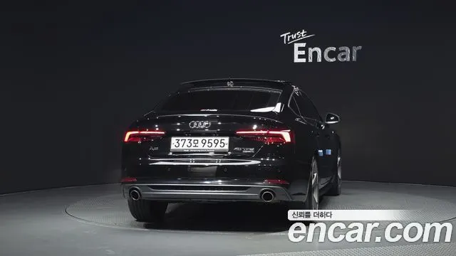 AUDI A5 2019 — 55 868 км, чёрный, Корея — под ключ — фото 4