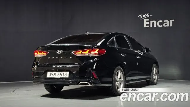 HYUNDAI SONATA 2018 — 169 009 км, чёрный, Корея — под ключ — фото 2