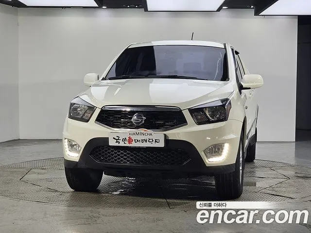 KGM KORANDO SPORTS 2018 — 80 102 км, белый, Корея — под ключ — фото 2