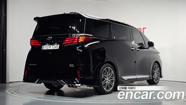 TOYOTA ALPHARD 2024 — 55 261 км, чёрный, Корея — под ключ — фото 1