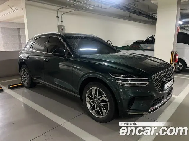 GENESIS GV70 2022 — 62 064 км, тёмно-зелёный, Корея — под ключ — фото 3