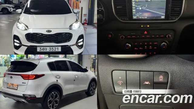 KIA SPORTAGE THE BOLD 2019 — 153 387 км, белый, Корея — под ключ — фото 12