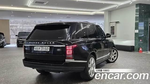 LAND ROVER RANGE ROVER 2015 — 91 954 км, чёрный, Корея — под ключ — фото 2