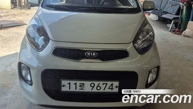 KIA MORNING 2016 — 137 923 км, белый-перламутр, Корея — под ключ — фото 3