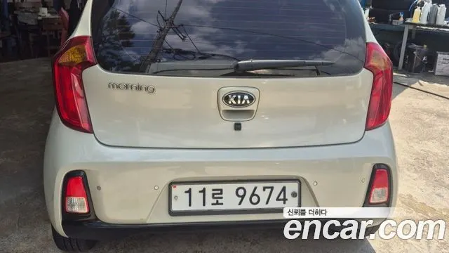 KIA MORNING 2016 — 137 923 км, белый-перламутр, Корея — под ключ — фото 4