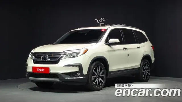 HONDA PILOT 2019 — 48 843 км, белый, Корея — под ключ — фото 1