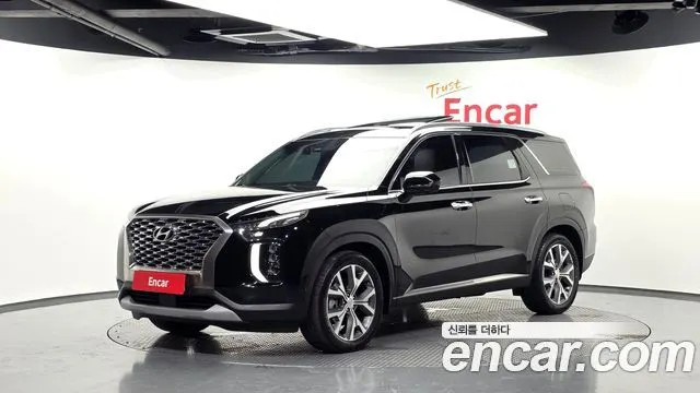 HYUNDAI PALISADE 2019 — 127 543 км, чёрный, Корея — под ключ — фото 1