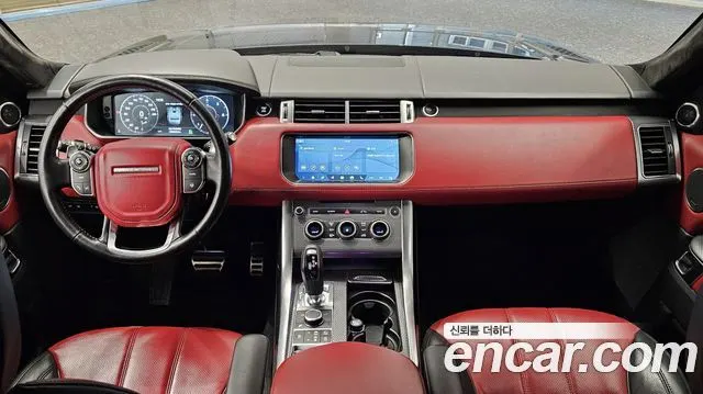 LAND ROVER RANGE ROVER SPORT 2017 — 98 894 км, тёмно-зелёный, Корея — под ключ — фото 10