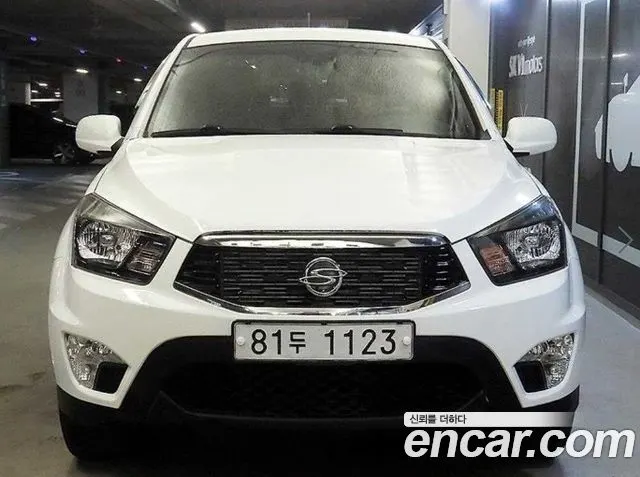 KGM KORANDO SPORTS 2018 — 96 674 км, белый, Корея — под ключ — фото 2