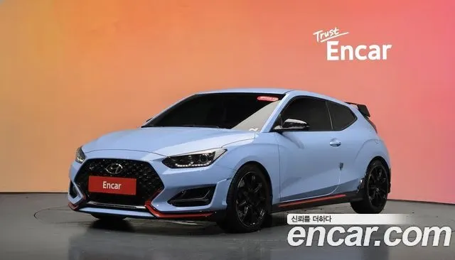 HYUNDAI VELOSTER 2019 — 84 867 км, голубой, Корея — под ключ — фото 2