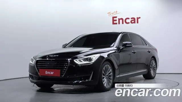 GENESIS EQ900 2016 — 201 570 км, чёрный, Корея — под ключ — фото 1