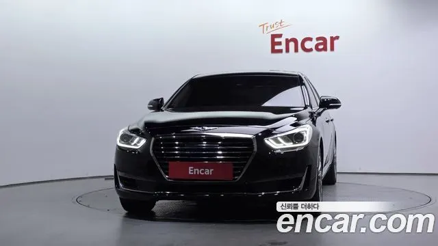 GENESIS EQ900 2016 — 201 570 км, чёрный, Корея — под ключ — фото 3