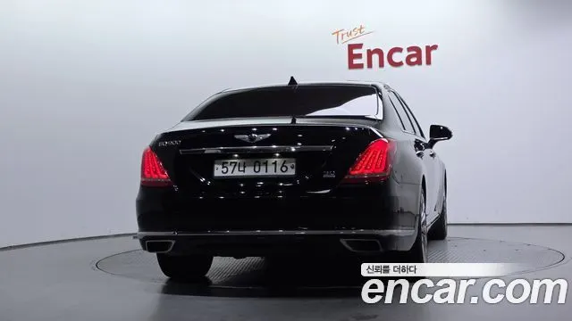 GENESIS EQ900 2016 — 201 570 км, чёрный, Корея — под ключ — фото 4