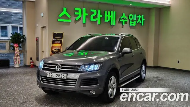 VOLKSWAGEN TOUAREG 2014 — 105 159 км, серый, Корея — под ключ — фото 11