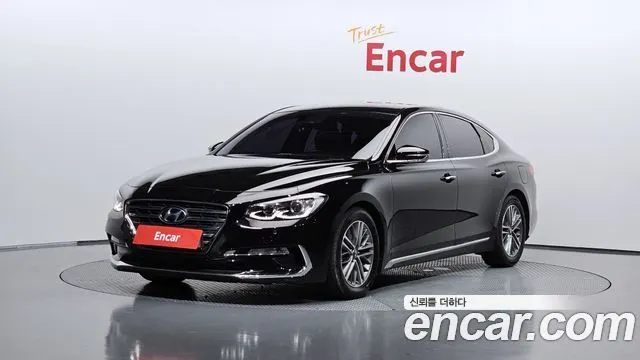 HYUNDAI GRANDEUR 2019 — 58 180 км, чёрный, Корея — под ключ — фото 1