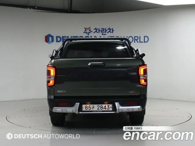 KGM REXTON SPORTS 2021 — 39 434 км, тёмно-зелёный, Корея — под ключ — фото 4