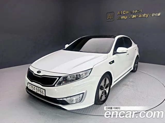 KIA K5 HYBRID 2013 — 119 150 км, белый, Корея — под ключ — фото 3