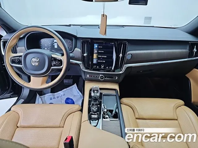 VOLVO S90 2021 — 58 956 км, чёрный, Корея — под ключ — фото 7
