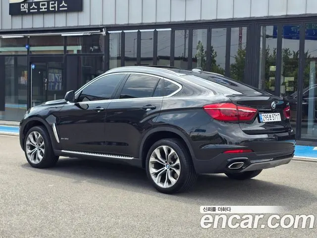 BMW X6 2018 — 155 000 км, чёрный, Корея — под ключ — фото 2