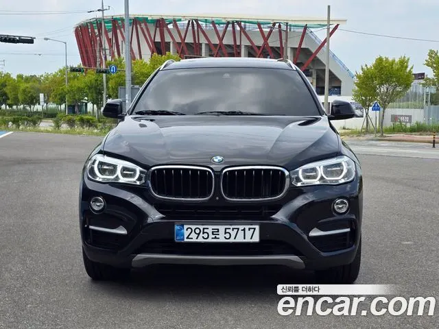 BMW X6 2018 — 155 000 км, чёрный, Корея — под ключ — фото 3