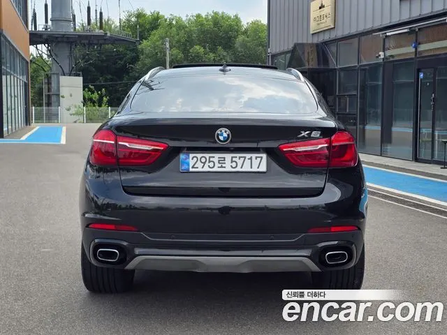 BMW X6 2018 — 155 000 км, чёрный, Корея — под ключ — фото 4