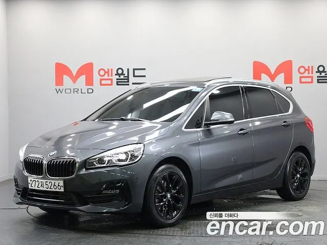 BMW 2 SERIES ACTIVE TOURER 2020 — 60 251 км, серый, Корея — под ключ — фото 1