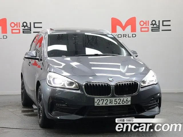 BMW 2 SERIES ACTIVE TOURER 2020 — 60 251 км, серый, Корея — под ключ — фото 2
