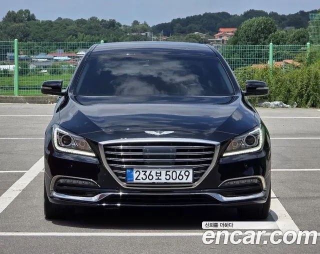 GENESIS G80 2017 — 89 000 км, чёрный, Корея — под ключ — фото 11