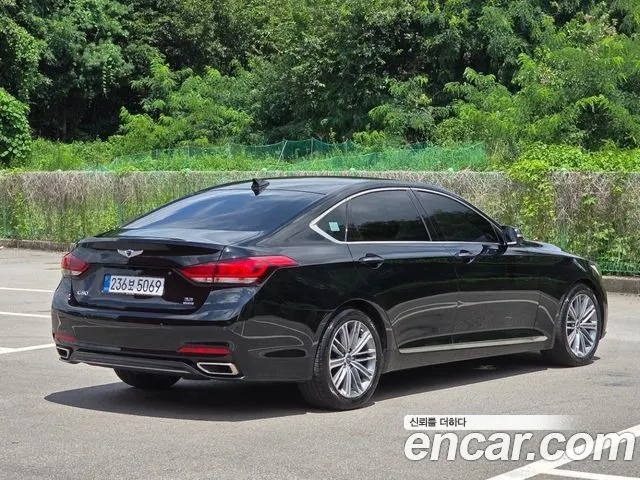 GENESIS G80 2017 — 89 000 км, чёрный, Корея — под ключ — фото 5