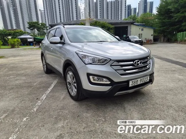 HYUNDAI SANTA FE 2015 — 127 631 км, серебристый, Корея — под ключ — фото 3