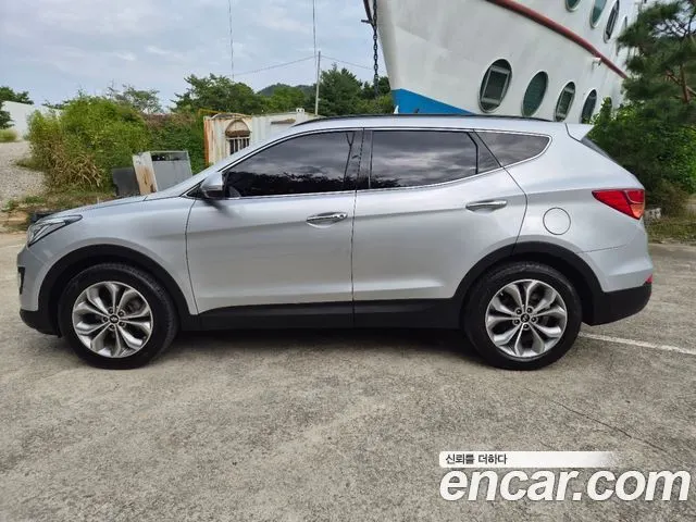 HYUNDAI SANTA FE 2015 — 127 631 км, серебристый, Корея — под ключ — фото 4