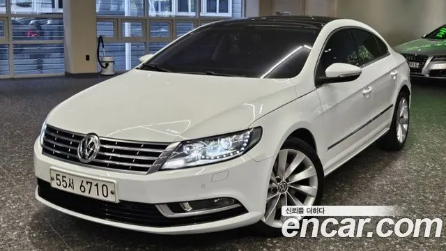 VOLKSWAGEN CC 2015 — 44 745 км, белый, Корея — под ключ — фото 1