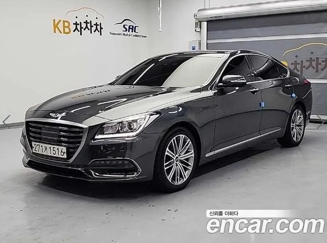 GENESIS G80 2019 — 227 350 км, серый, Корея — под ключ — фото 1