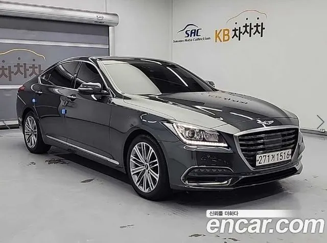 GENESIS G80 2019 — 227 350 км, серый, Корея — под ключ — фото 4