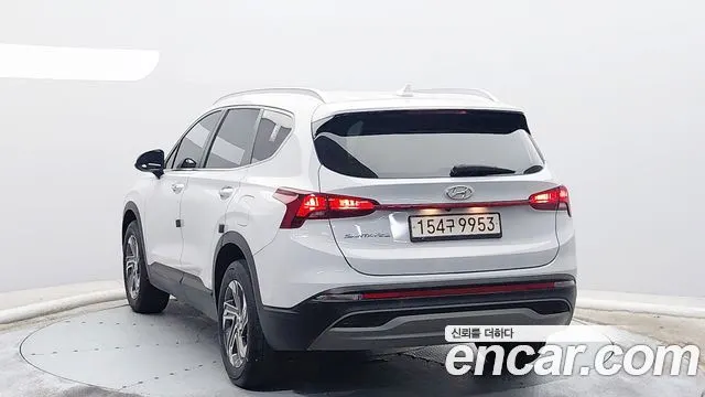 HYUNDAI SANTA FE 2022 — 9 358 км, белый-перламутр, Корея — под ключ — фото 2