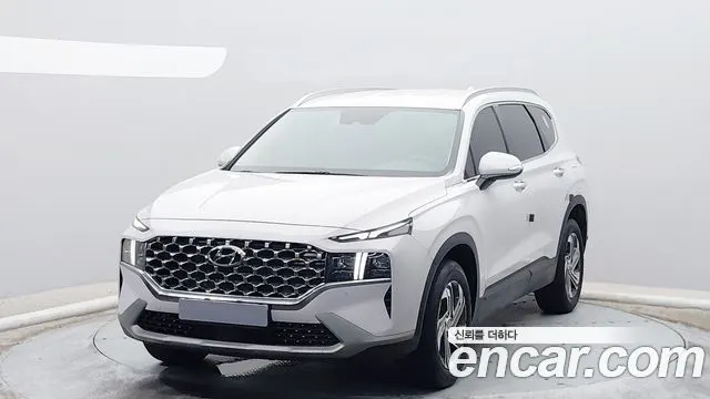 HYUNDAI SANTA FE 2022 — 9 358 км, белый-перламутр, Корея — под ключ — фото 12