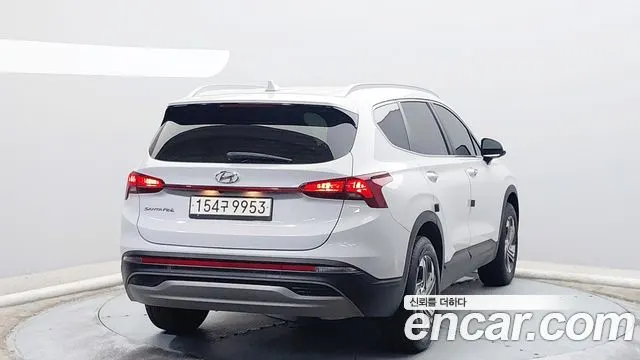 HYUNDAI SANTA FE 2022 — 9 358 км, белый-перламутр, Корея — под ключ — фото 4