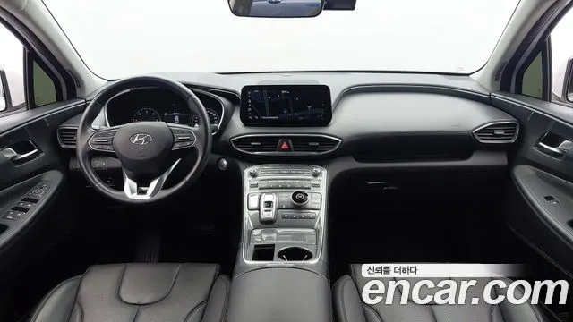 HYUNDAI SANTA FE 2022 — 9 358 км, белый-перламутр, Корея — под ключ — фото 8