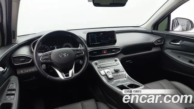 HYUNDAI SANTA FE 2022 — 9 358 км, белый-перламутр, Корея — под ключ — фото 9
