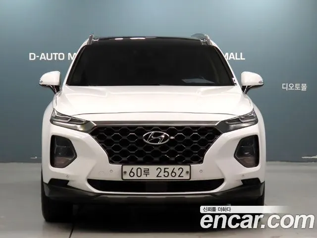 HYUNDAI SANTA FE 2019 — 138 530 км, белый, Корея — под ключ — фото 2