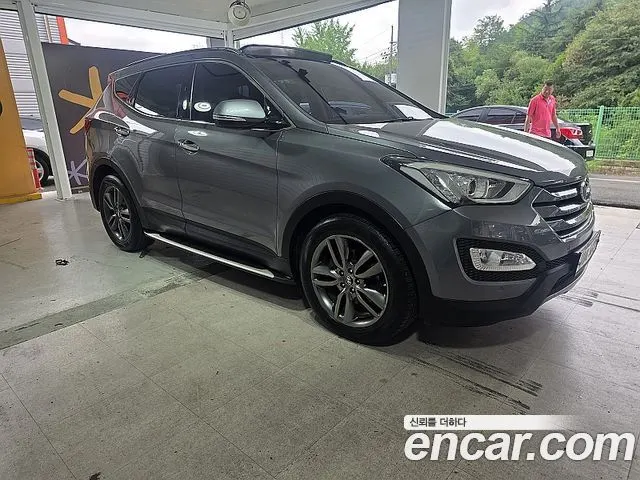 HYUNDAI SANTA FE 2015 — 154 481 км, серый, Корея — под ключ — фото 3