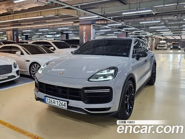PORSCHE CAYENNE 2022 — 9 700 км, серебристо-серый, Корея — под ключ — фото 1